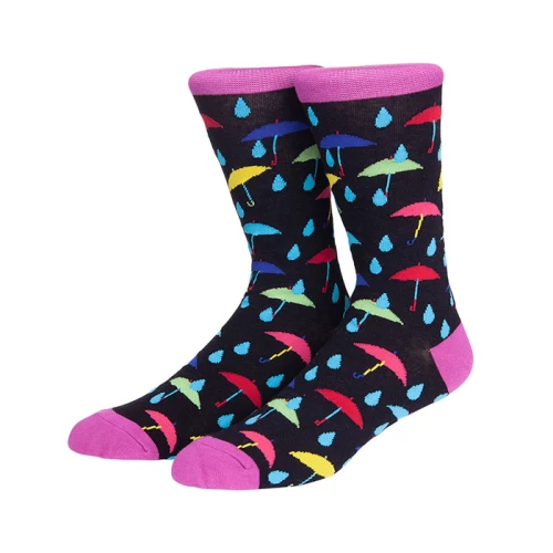 2019 New Design 3D Cartoon Umbrella Pattern Tube Kids Funny Socks