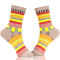 Full Color Men Colorful Pattern Cotton Dress Socks