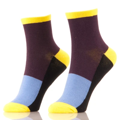 Adult Novelty Yoga Colour Block Socks