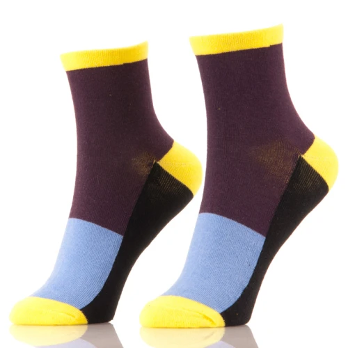 Adult Novelty Yoga Colour Block Socks