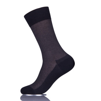 Personalised Mens Black Business Socks Online Men In Black Dress Socks
