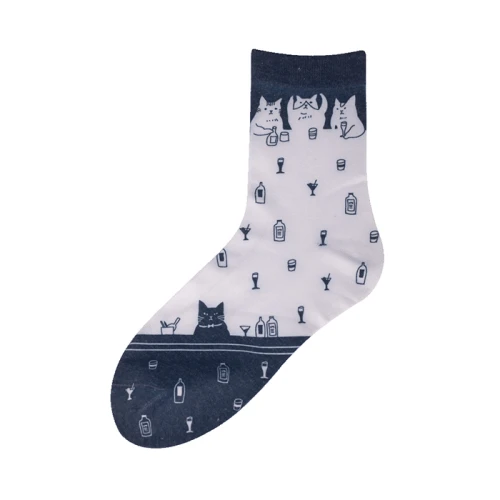 Wholesale Custom Print Polyester Socks for Sublimation