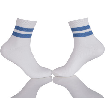 Anti-Foul Thick White Crew Socks For Men Ankle Dress Socks