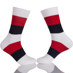 Black Office Camp Socks,Buy Black Mens White Stockings Online
