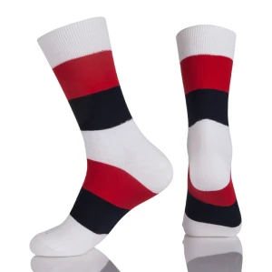 Black Office Camp Socks,Buy Black Mens White Stockings Online
