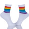 Women Thin Socks White Cotton Crew