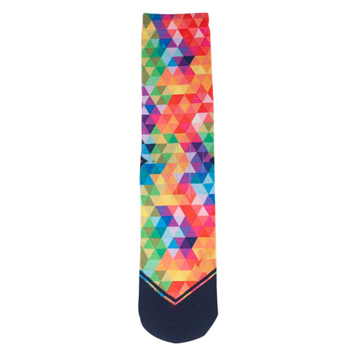 wholesale custom logo print mens socks , Personalized Colorful Crew Socks