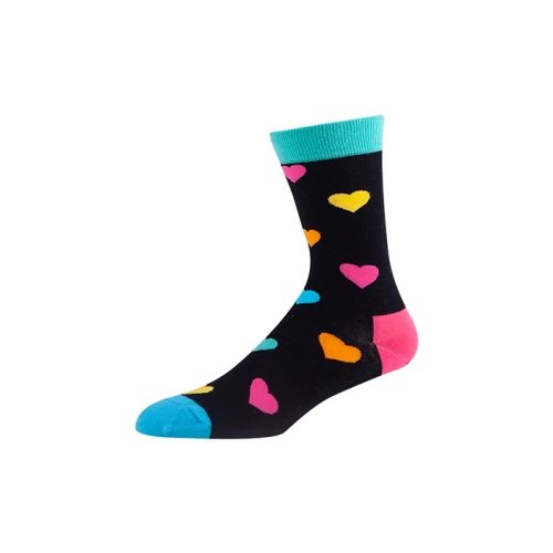 Men's Fun Dress Socks Patterned colorful crew socks