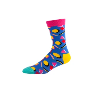 Men's Fun Dress Socks Patterned colorful crew socks