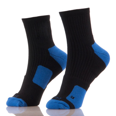 Sexy Basketball Elite Cotton Black Red Heel Men Socks