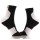 Black With White Bottom Custom Knitted Sublimation Socks