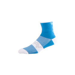 long winter navy blue striped cycling mtb socks