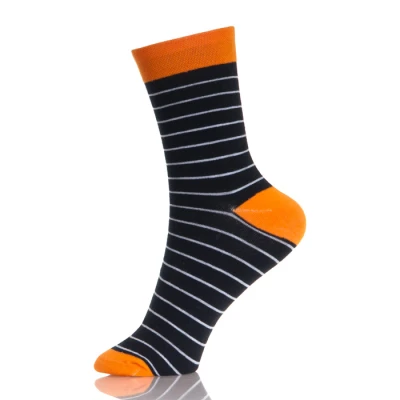 2019 New Rushed Men Socks Casual Men's Color Stripes Fashion Designer Style Cotton