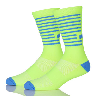 Custom Sublimated Cycling Socks Polyester Sports Riding Socks
