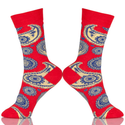 Casual Colorful Men's Crew Socks Crazy Cotton Funny Socks Novelty Male Dress Socks