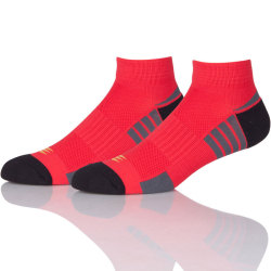 Short Jacquard Anti Slip Outdoor Running Towel Cotton Sport Socks Men