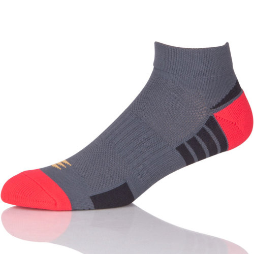 Short Jacquard Anti Slip Outdoor Running Towel Cotton Sport Socks Men