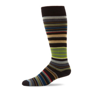 Stripes Socks Men Cotton Long Socks Meias Art Funny Middle Tube Socks