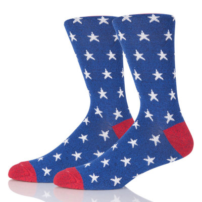 High Quality Men's Cotton Mens Socks Stars Socks Sport Compression Athletic Sock