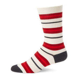 2019 Popular Combed Cotton Crazy Stripe Men Dress Crew Socks