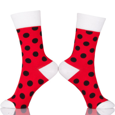 Custom Made Dots Happy Socks Wholesale