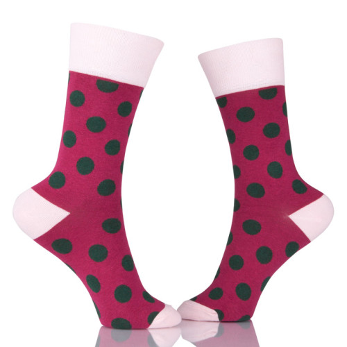 Custom Made Dots Happy Socks Wholesale