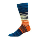 China Suppliers Sustom Mens Black Stripe Cotton Crew Socks