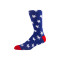 Custom Printed and Personalized  Logo Men Socks No Minimum Order