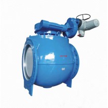 2PQ Double Circular Sector Offset Metal Seal Semi half Ball Valve