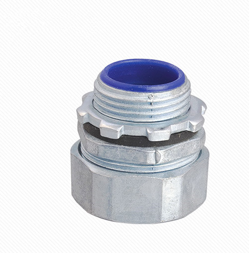 DPJ Electrical Galvanized Steel Flexible Conduit Pipe Connector Fitting