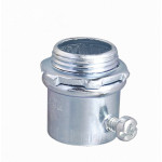 EMT Fitting Steel Set Screw Connectors With Insulated Throat