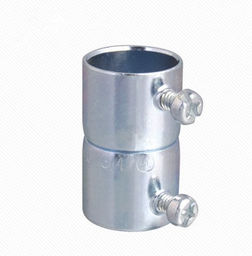 Steel alloy quick EMT coupling