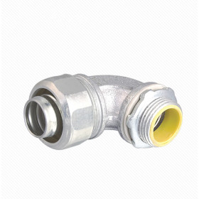 90 Angle Liquid Tight Connector Malleable Iron Ground type