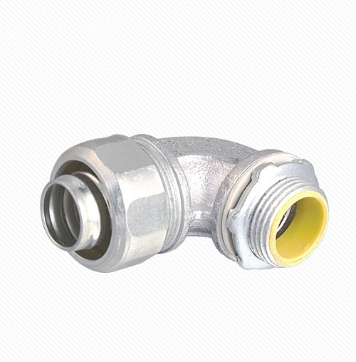 90 Angle Liquid Tight Connector Malleable Iron Ground type
