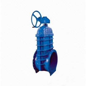 RRHX RVHX Large diameter handwheel gear operated ductile iron flange type resilient gate valve