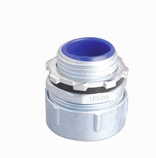 Plum type male flexible conduit connector - Zinc