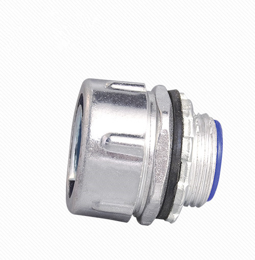 Plum type male flexible conduit connector - Aluminum