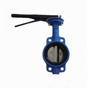 D71X Ductile iron Manual Concentric Wafer Butterfly Valve