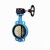 D371X Ductile iron Viton seat hand wheel Manual wafer butterfly valve