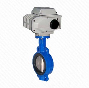D971X Wafer Type Electric Butterfly Valves With Electical Actuator