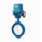 D971X Motorized Central Line soft seal nbr ring wafer butterfly valve