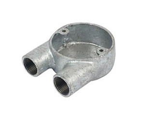 Malleable iron U Box-Two Way