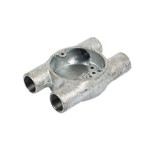Malleable iron H Box-Four Way