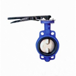 D72X/J Wafer Type Eccentric Rubber Seal Butterfly Valve with Hand Lever