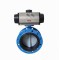 D642X/J Ductile Iron Eccentric Worm Gear PTFE Seal Stainless Steel Stem Pneumatic Butterfly Valve