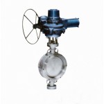 DT973H Eccentric Elastic Metal Seal Wafer Electric Butterfly Valve
