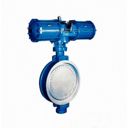 Dd673H Triple Eccentric Multi-layer Metal Seal Pneumatic Wafer Butterfly Valve