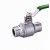Q11F Stainless Steel Screw end 2PC Ball Valve, Male female Thread, SS316
