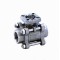 Q11F Electric Actuator Stainless steel manual NPT threaded 3pc ball valve