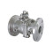 WCB steam insulation jacket flanged chemical resistant ball valve